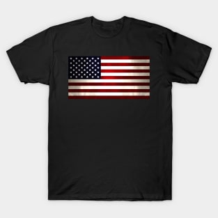 Star and Stripes - USA Flag - Dark T-Shirt